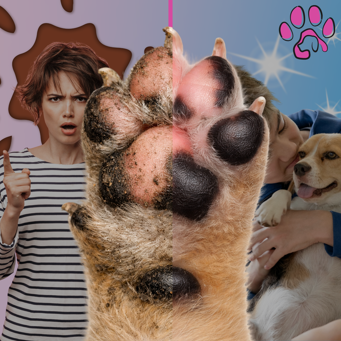 Antibakteriális Kutya-Macska Mancstisztító