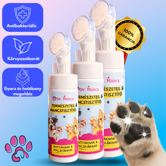 Antibakteriális Kutya-Macska Mancstisztító